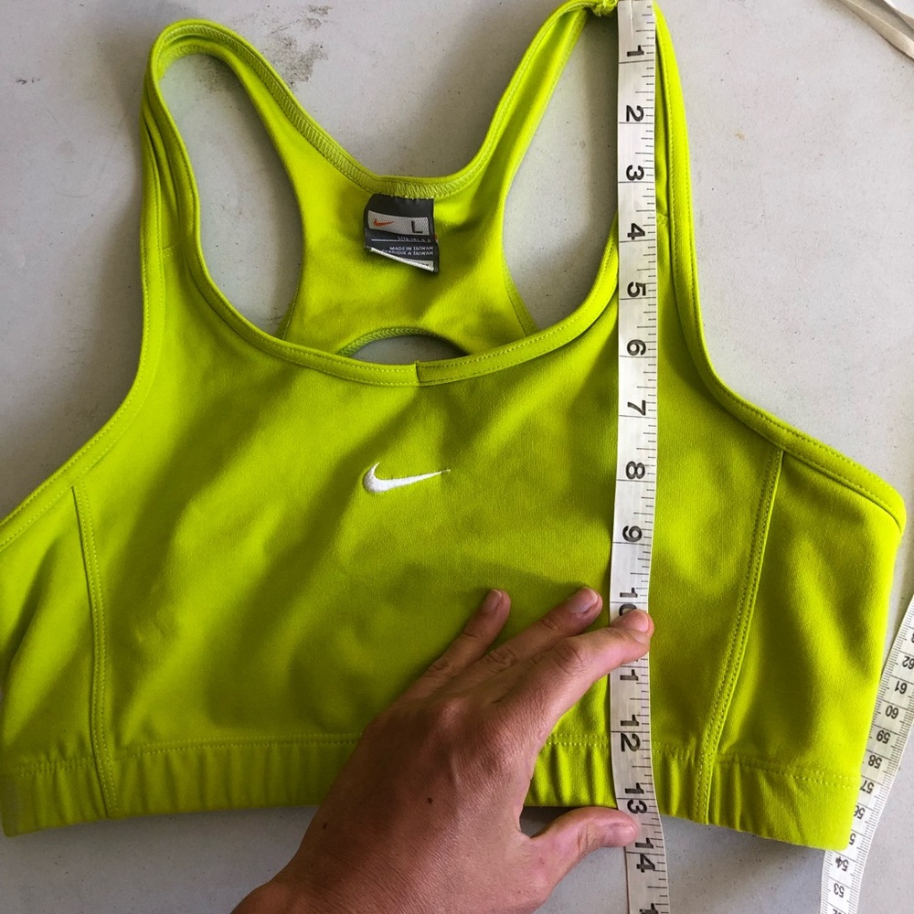 Vintage Nike lime Green Sports bra - Picture 6 of 6